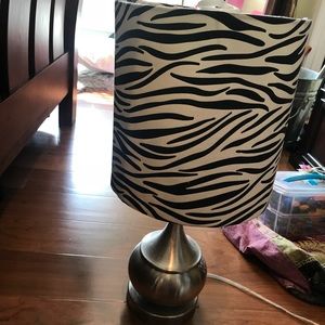 Zebra lamp